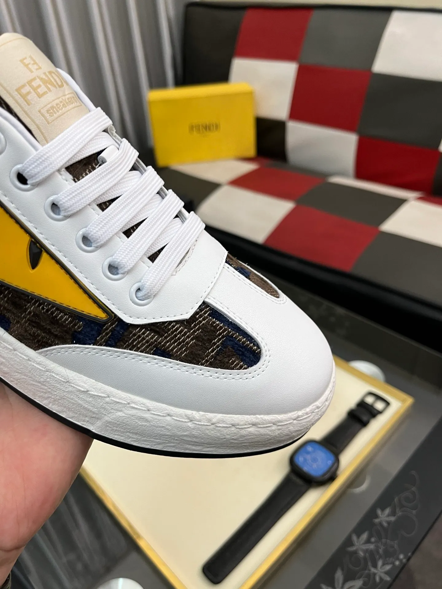 Men's shoes 💰420⌚️⌚️FENDI "Fendi" P480 Regular size: 38-44 (casual shoes) Product materials: Selected cowhide upper, soft sheepskin lining; original outsole. 4️⃣colors available